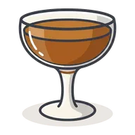 Флор де Херес в бокале купе